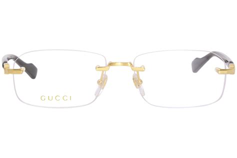 gold gucci glasses mens|Gucci personality glasses.